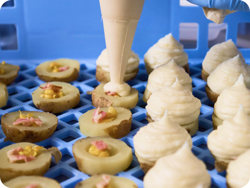 自社熟成庫で育てたじゃがいもが、完成度を高める